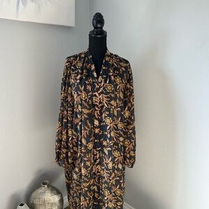 Floral Long Sleeve kimono style